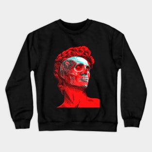 David Skull Interactive Red&Blue Filter T-Shirt Crewneck Sweatshirt